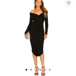 NEW Norma Kamali Tara Dress in Black